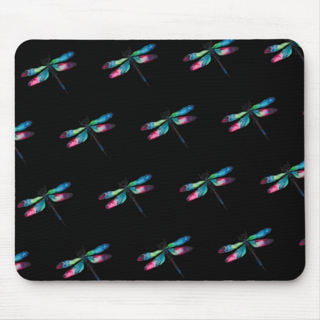 Mitternachtslibellen Mousepad (Vorne)