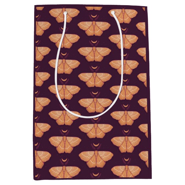 Mitternachtsmagie: Hexy-Nachtmoth Mittlere Geschenktüte (Vorderseite)