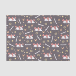 Mitternachtsmagie - Krebs Zodiac Dreamland Seidenpapier