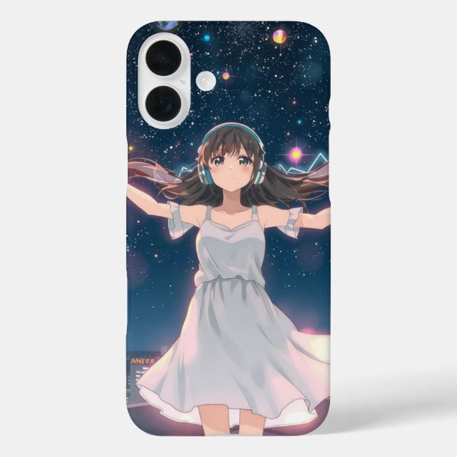 Mitternachtsmelodien Case-Mate iPhone Hülle (Rückseite)