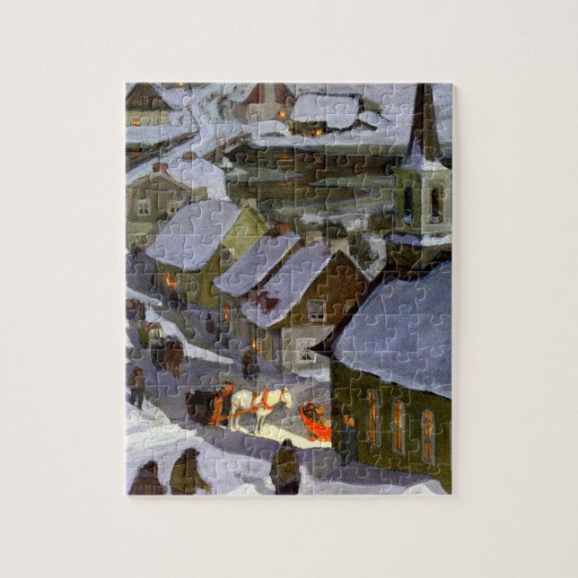 Mitternachtsmesse, Kunstmalerei Puzzle (Vertikal)