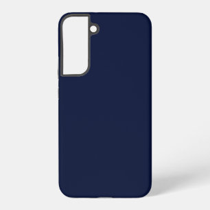 Mitternachtsnavyblau einfarbig samsung galaxy hülle