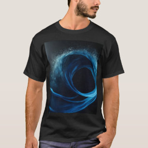 "Mitternachtsnebel: Men's Smoke Veil Black T - Shi T-Shirt