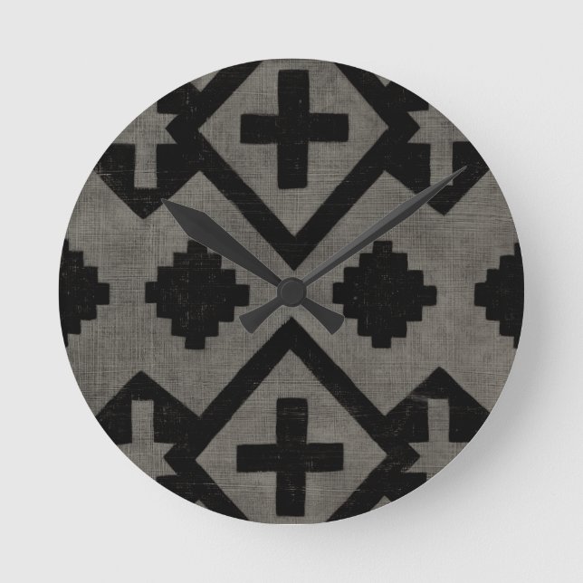 Mitternachtsreise I Runde Wanduhr (Vorderseite)