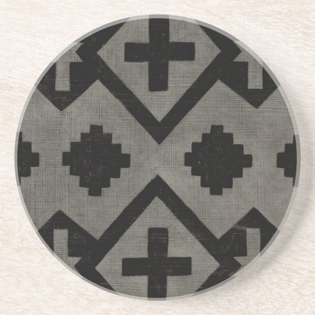 Mitternachtsreise I Sandstein Untersetzer (Vorne)