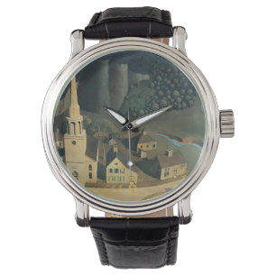 Mitternachtsreise von Paul Revere mit Grant Wood Armbanduhr