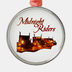 Mitternachtsreiter Silbernes Ornament