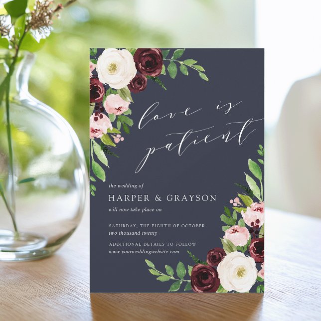 Mitternachtsromane Hochzeitsaufschiebung Einladung (Von Creator hochgeladen)