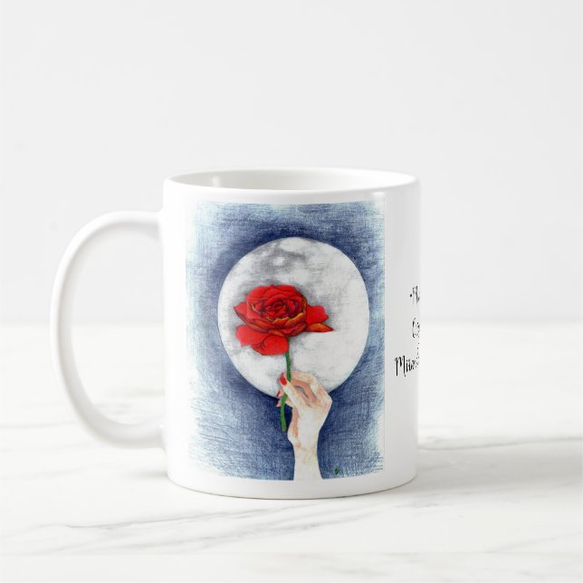 "MitternachtsRose " Tasse (Links)