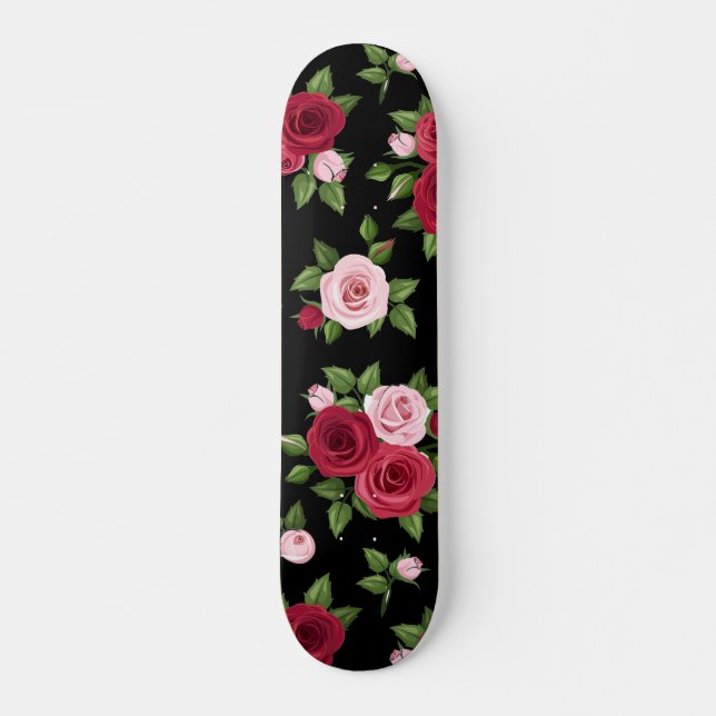 MitternachtsRosen Skateboard (Vorne)