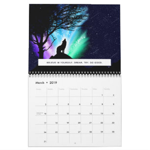 Mitternachtsschale Kalender
