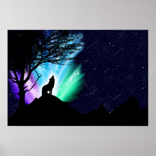 Mitternachtsschale Poster