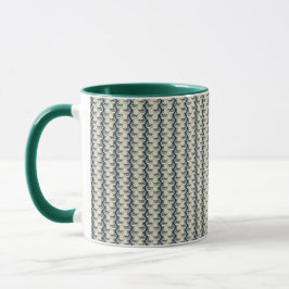 Mitternachtsschuppen abstraktes geometrisches Must Tasse