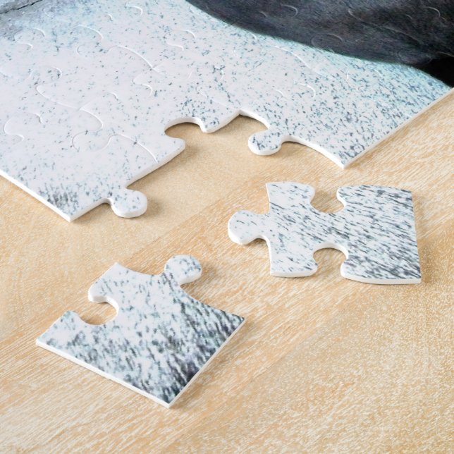 Mitternachtssitze für eine Pose Puzzle (Seite)