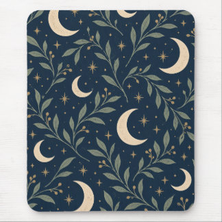 Mitternachtssterne und Mondgarten Mousepad