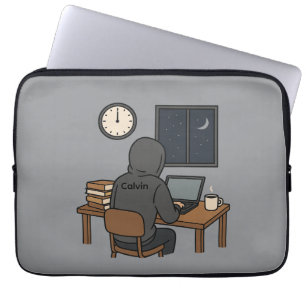 Mitternachtsstudium Laptopschutzhülle