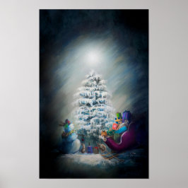 Mitternachtsweihnachten 11 x 17 poster