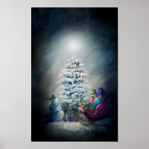 Mitternachtsweihnachten 11 x 17 poster