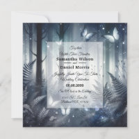 Mitternachtszauberei und Mondlicht-Wings-Hochzeit