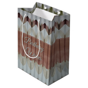 Mittlere Aquarelltasche für glückliche Geburtstage Geschenktüte