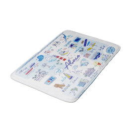 Mittlere Badermatte - "Die ABC's of Hope Town" Badematte