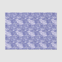 Mittlere Blaue Kaninchen Bunny Bird Floral Chinois