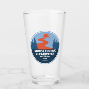 Mittlere Gabel Clearwater Wild und Landschaftliche Glas