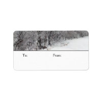 Mittlere Geschenkmarken aus Snowy Woods