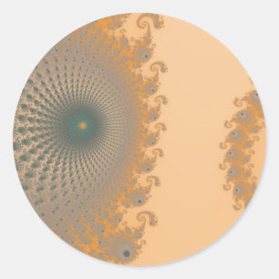 Mittlere GoldSpirole Aufkleber