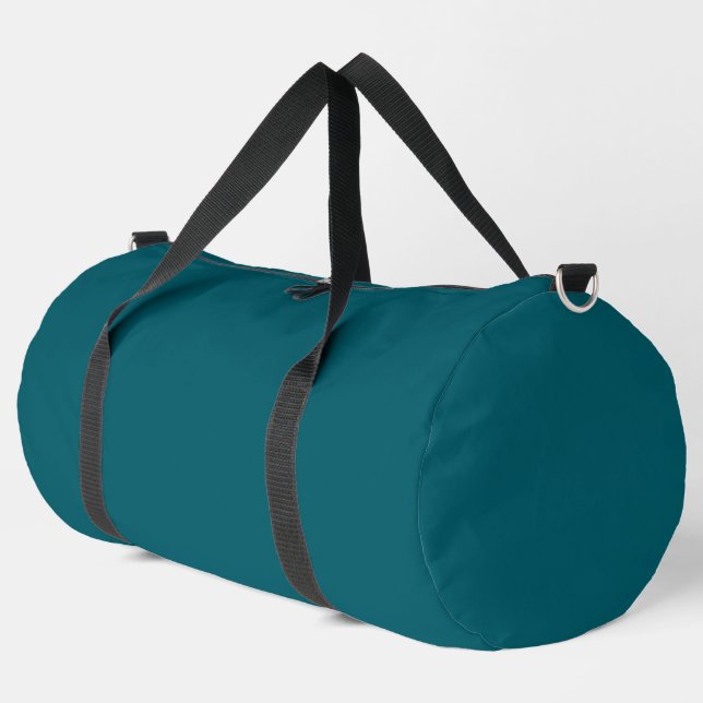 Mittlere grüne Farbe Schlicht Duffle Bag (Linke Ecke)