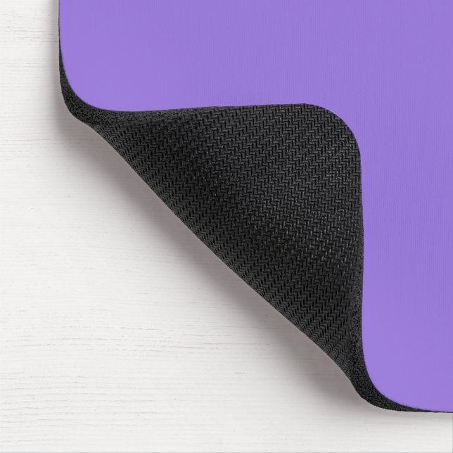 Mittlere Lila Solid Color Mousepad (Ecke)