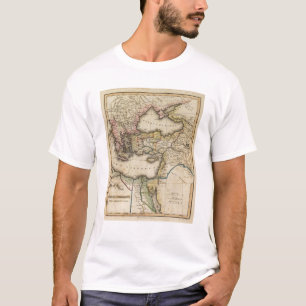 Mittlere Osten-Atlas-Karte T-Shirt
