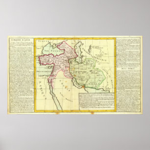 Mittlere Osten, die Türkei, der Iran Poster