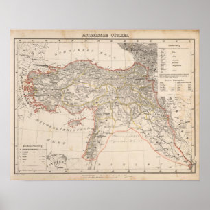 Mittlere Osten, die Türkei, Syrien Poster