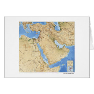 Mittlere Osten-Karte 1993