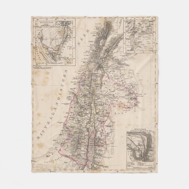 Mittlere Osten, Palästina Fleecedecke