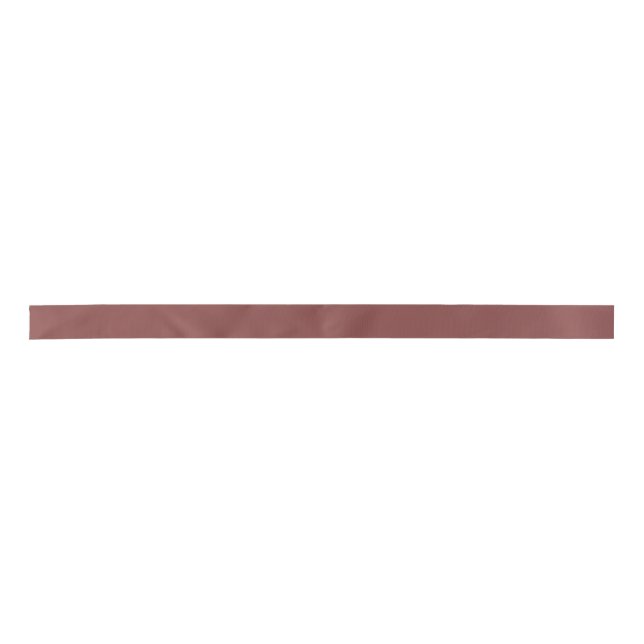 Mittlere Rot Brown Cappuccino Kolored Satin Ribbon Satinband (Vorderseite)