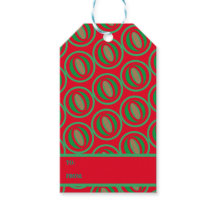 Mittlere rot/grüne Geschenktasche