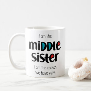 Mittlere Schwester Kaffeetasse