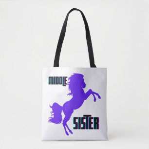 Mittlere Schwester lila Ponyzucht