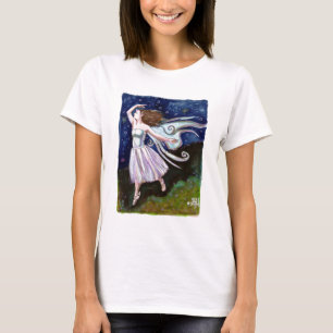 Mittlere Sommer-Nachttraum-Fee T-Shirt
