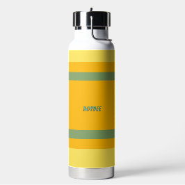 Mittlere Streifen Horizontal Orange Gelb Grün Trinkflasche