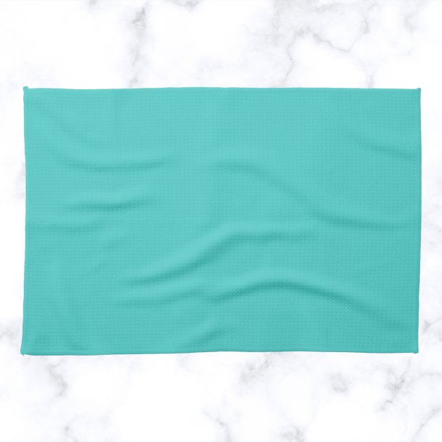 Mittlere türkisfarbene Farbe Geschirrtuch (Von Creator hochgeladen)