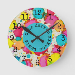 Mittlere Uhr "Konfetti-Zeit"