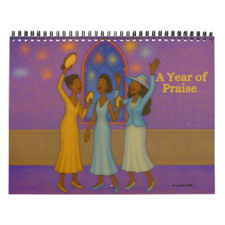 Mittlerer afroamerikanischer Lobkalender Kalender