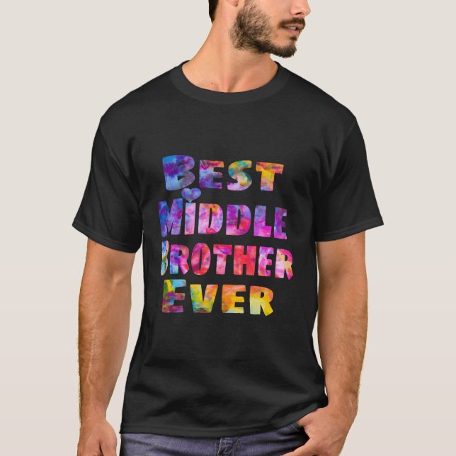 Mittlerer Bruder - Geschenke Idee Bester Mittlerer T-Shirt (Vorderseite)