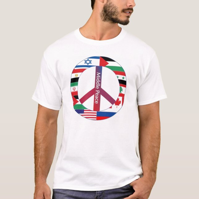 Mittlerer Frieden T-Shirt (Vorderseite)