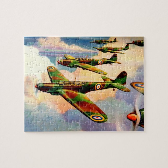 Mittlerer Juniorbomber 1939 Briten Fairey Puzzle (Horizontal)