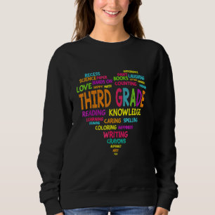 Mittlerer Lehrer der dritten Klasse Sweatshirt