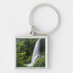 Mittlerer Nord-Wasserfall, Silver Falls State Park Schlüsselanhänger